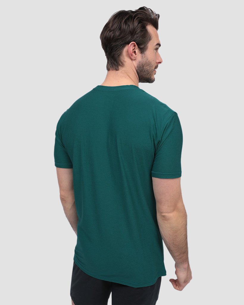 Active Tee - Non-Branded-Teal-Back--Alex---M