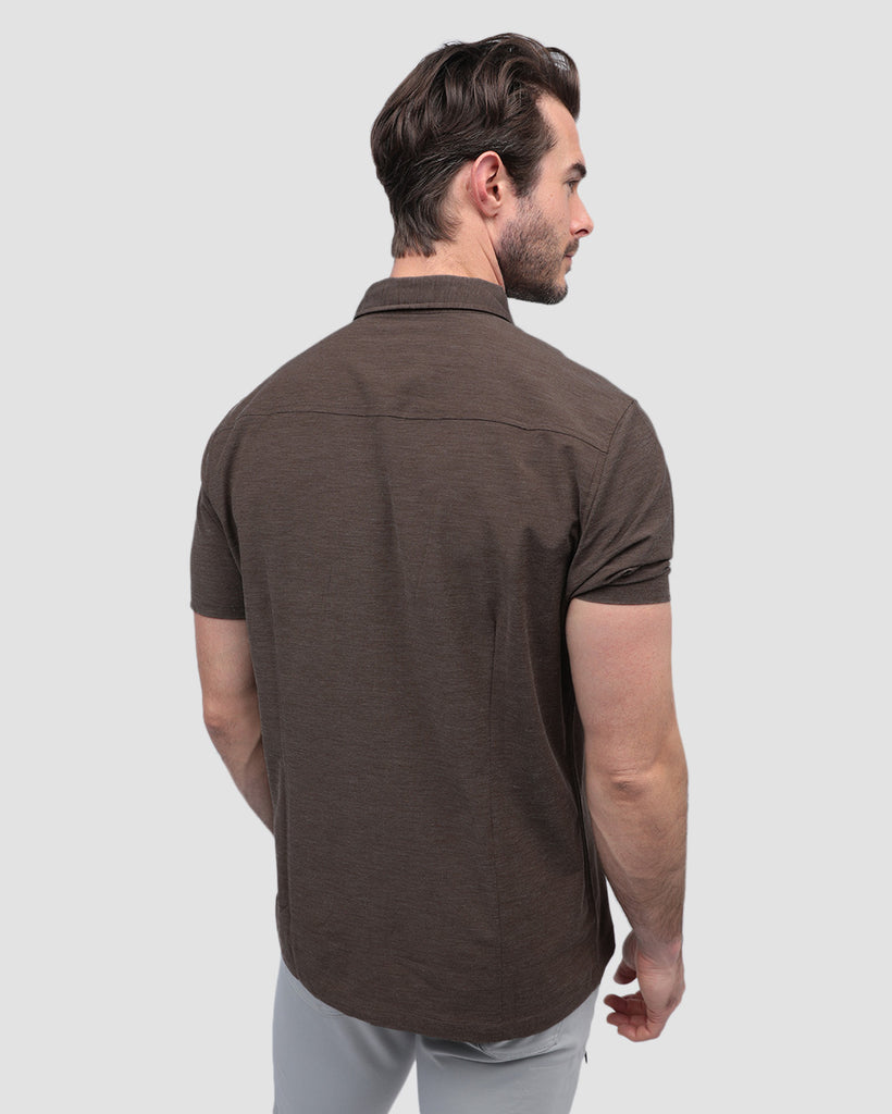 Button Up - Non-Branded-Brown-Back--Alex---M