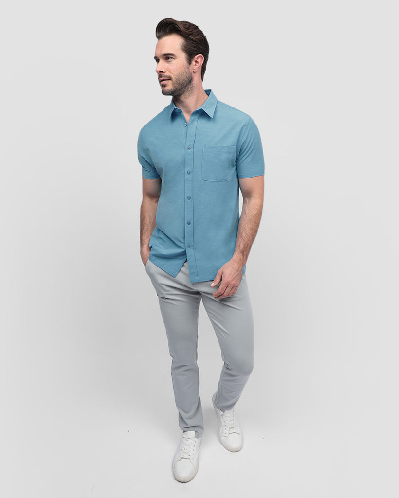 Button Up - Non-Branded-Sky Blue-Full--Alex---M