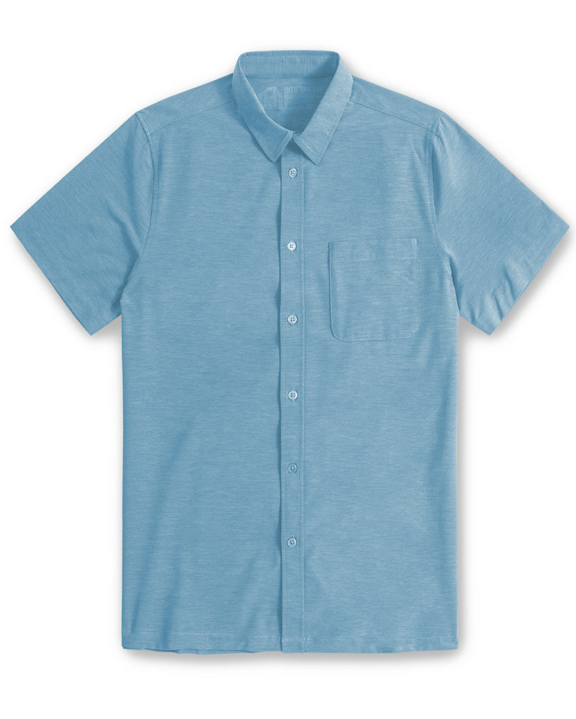 Button Up - Non-Branded-Sky Blue-Front