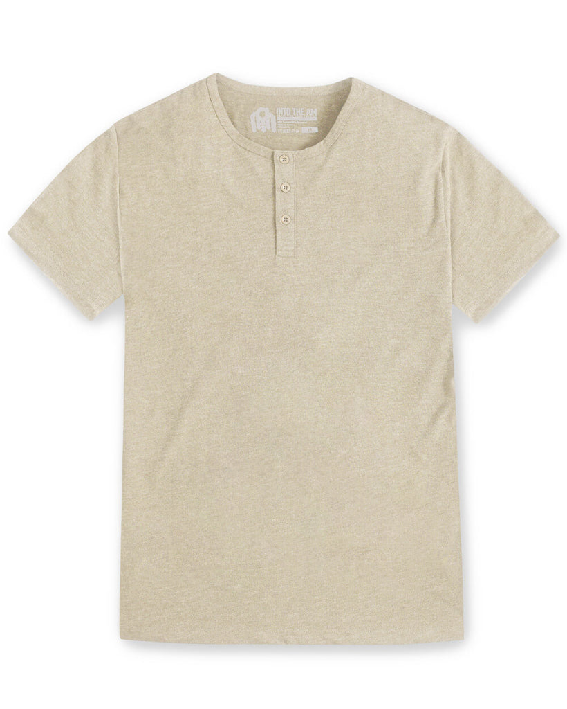 Henley Tee - Non-Branded-Cream-Front