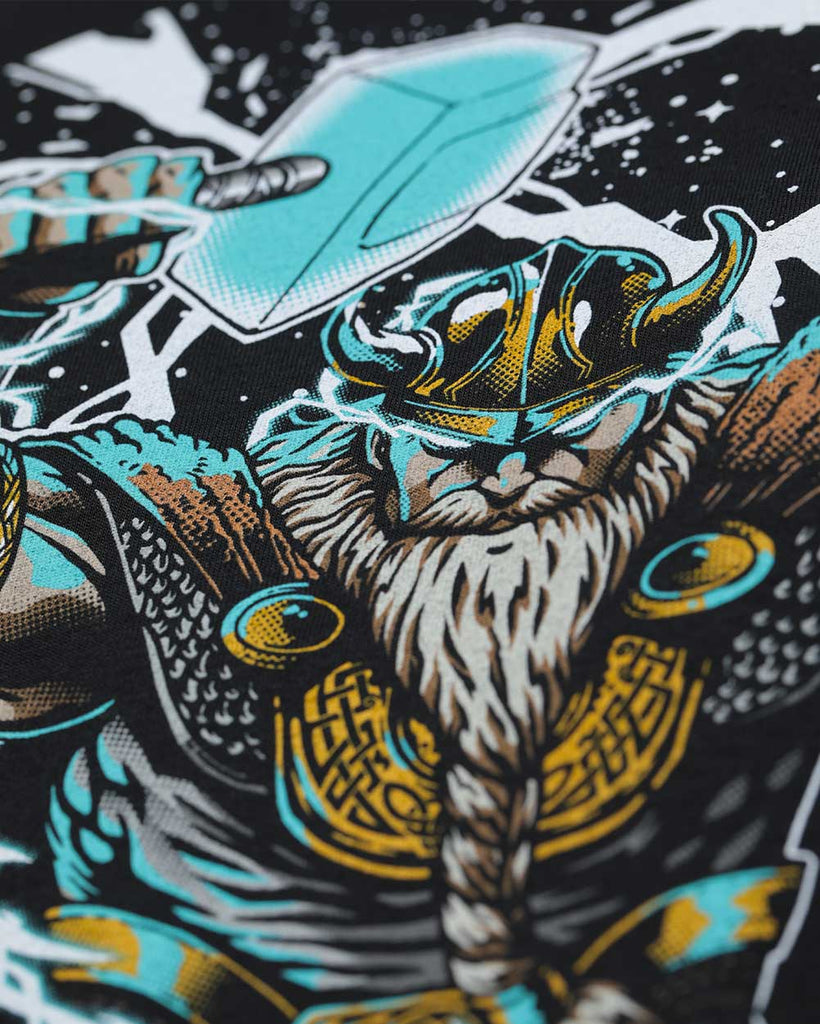 Norse Nobility Tee-Black-Detail