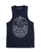 Overseer Tank-Midnight Navy-Mock-Model---M