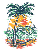 Pineapple Paradise Tank-White-Regular-Swatch--Model---L