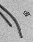 Pullover Hoodie (Classic Pocket) - Branded-Grey-Macro 1