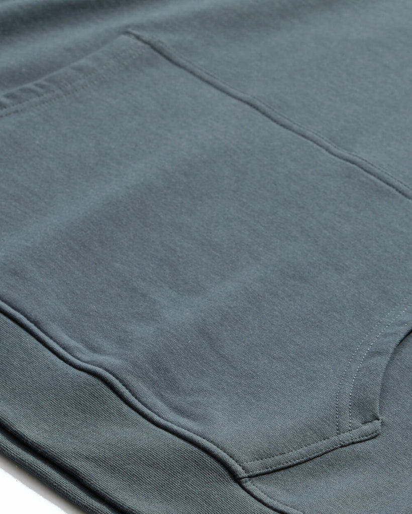 Pullover Hoodie (Classic Pocket) - Branded-Indigo-Macro