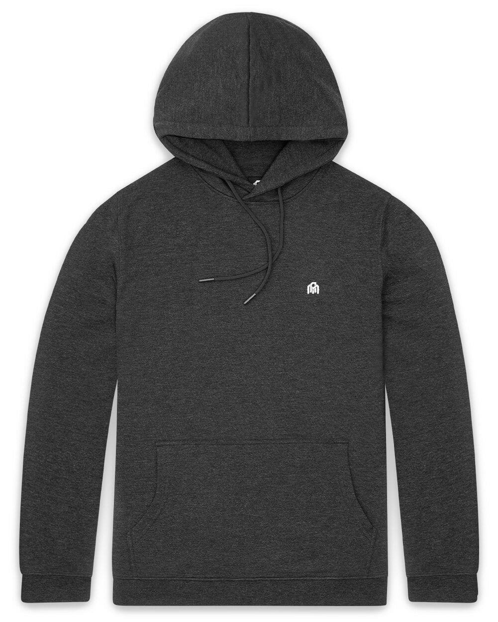 Pullover Hoodie (Classic Pocket) - Branded-Charcoal-Front