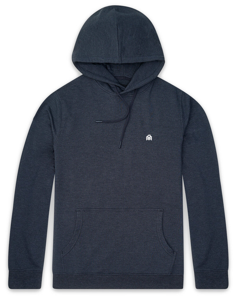 Pullover Hoodie (Classic Pocket) - Branded-Navy-Front