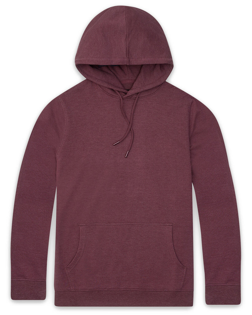 Pullover Hoodie (Classic Pocket) - Non-Branded-Maroon-Front