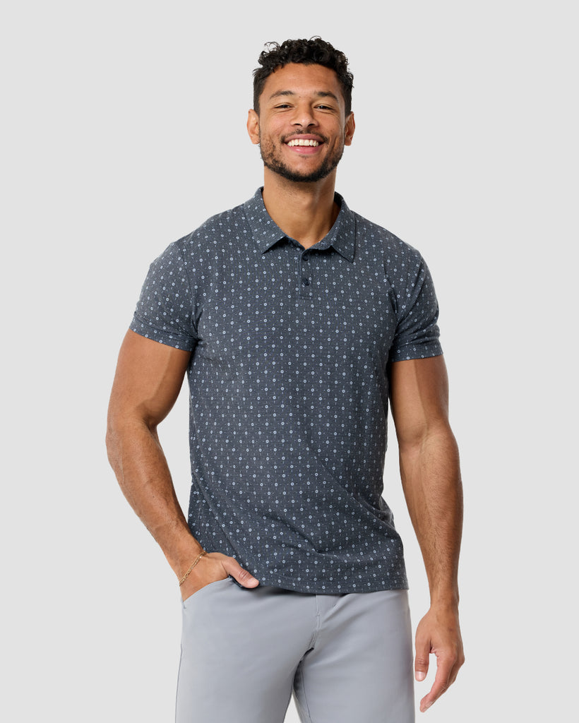 Pursuit Performance Polo-Navy Dots-Regular-Front--Nico---L