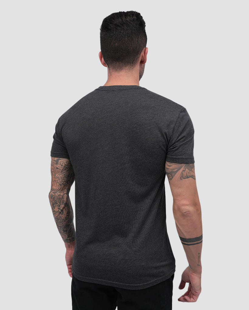 Royal Reign Tee-Charcoal-Back--Zach---L
