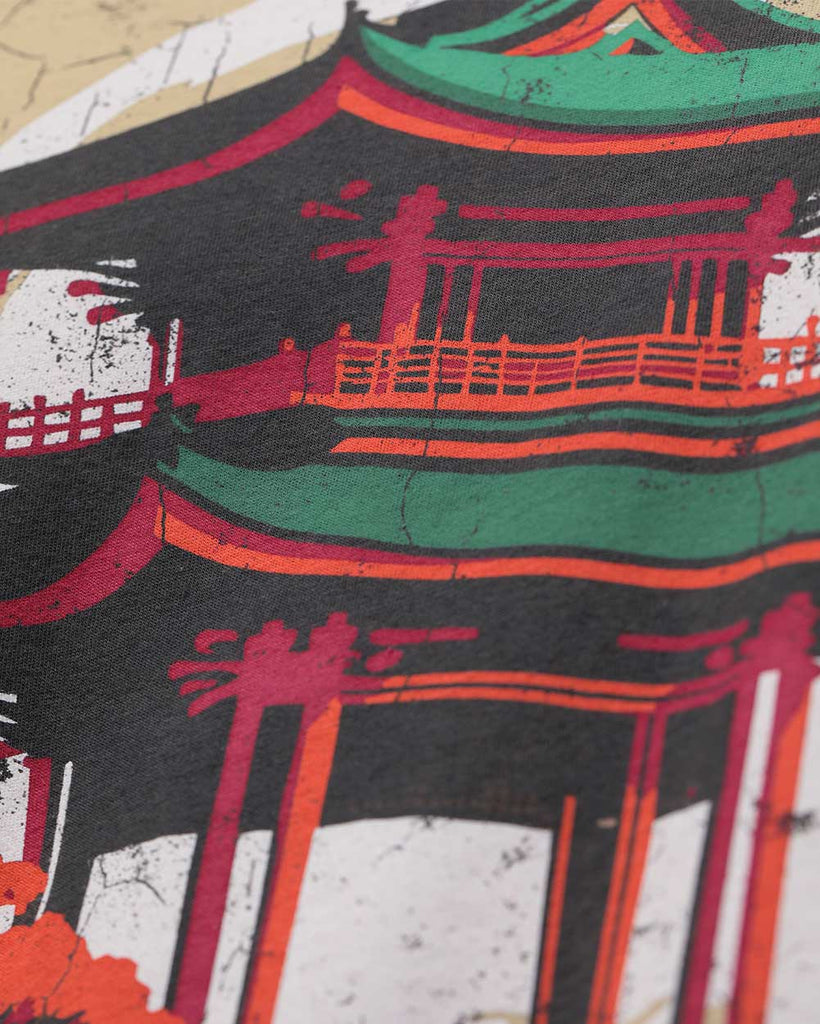 Sacred Shrine Vintage Tee-Vintage Graphite Black-Detail