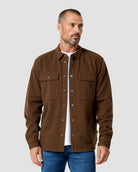 Sierra Shirt Jacket-Brown-Regular-Front--Zac---L