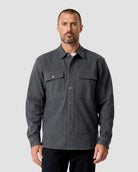 Sierra Shirt Jacket-Charcoal-Regular-Front--Zac---L