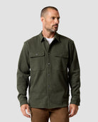 Sierra Shirt Jacket-Midnight Olive-Regular-Front2--Zac---L