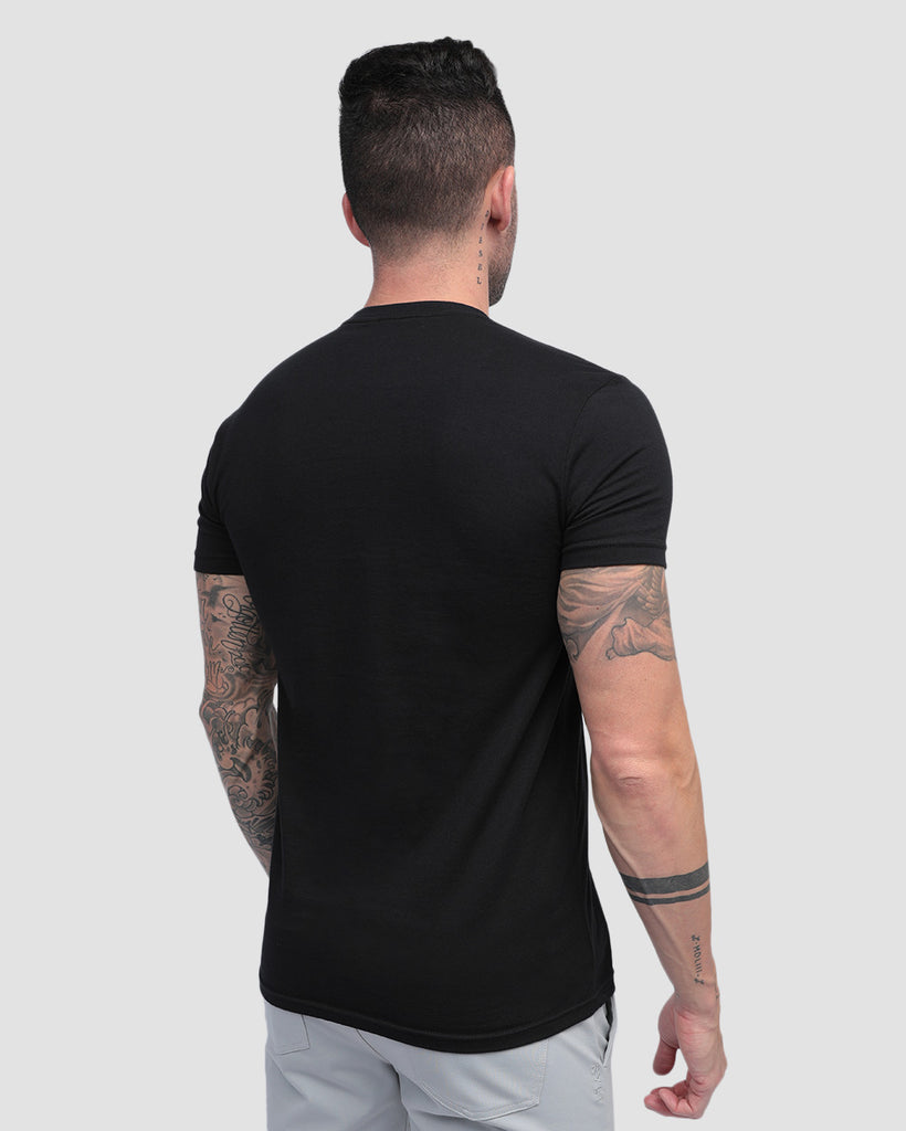 Space Fall Tee-Black-Back--Zach---L