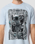 Space Port Vintage Tee-Vintage Stonewash Denim-Detail--Clayton---M