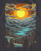 Sunset Serenity Tank-Charcoal-Regular-Swatch--Model---L