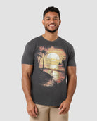 Sunset Swell Vintage Tee-Vintage Graphite Black-Regular-Front-Nico---L