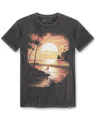 Sunset Swell Vintage Tee-Vintage Graphite Black-Regular-Mock-Model---L