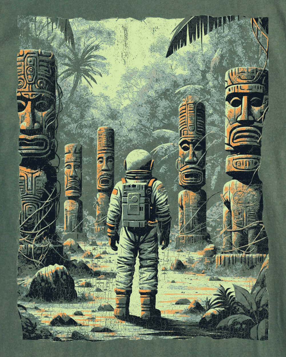 Tiki Trails Vintage Tee-Vintage Royal Pine-Regular-Swatch--Tom---M