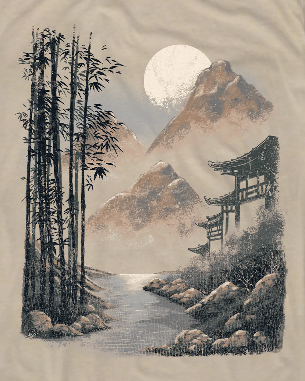 Tranquil Waters Tee-Cream-Regular-Swatch--Alex---M