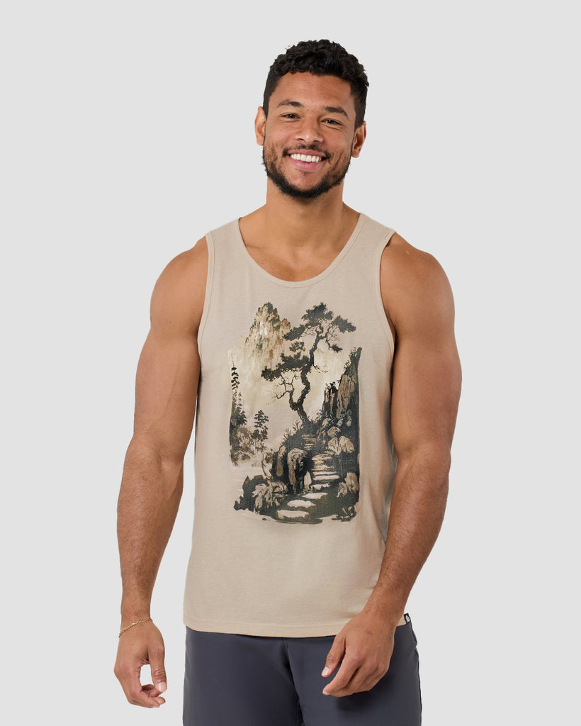 Tranquil Ascent Tank-Cream-Regular-Front--Nico---L