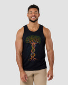 Tree of Life Tank-Regular-Black-Front--Nico---L