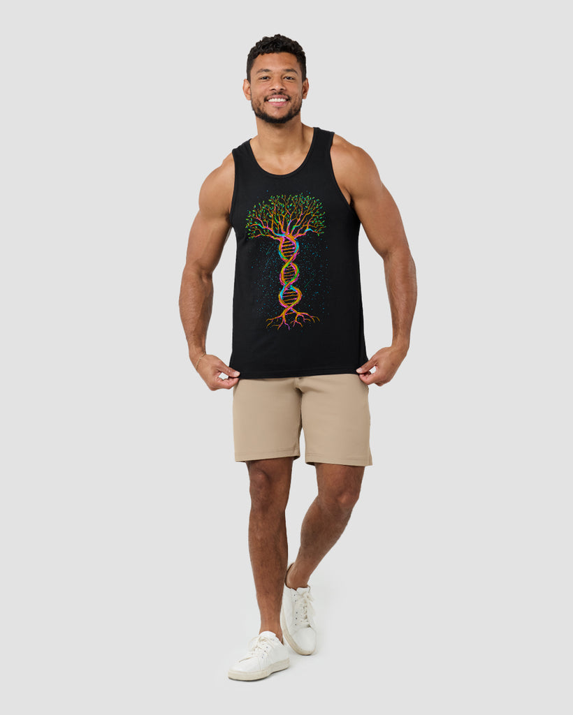 Tree of Life Tank-Regular-Black-Full--Nico---L