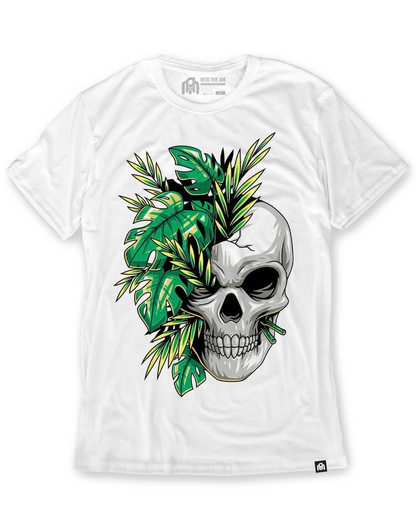 Tropical Decay Tee-White-Front