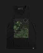Unnatural Forces Glow-in-the-Dark Tank-Black-Glow--Model---L