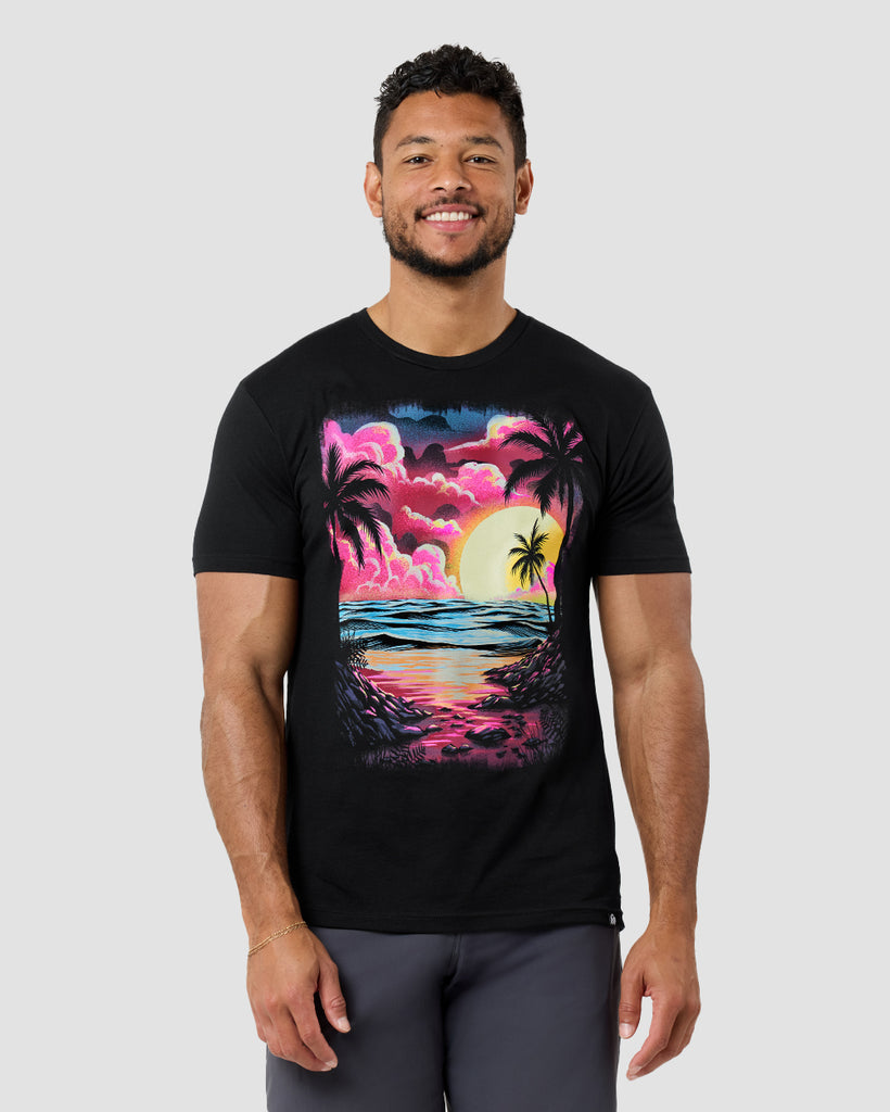 Vibrant Bay Tee-Black-Regular-Front--Nico---L