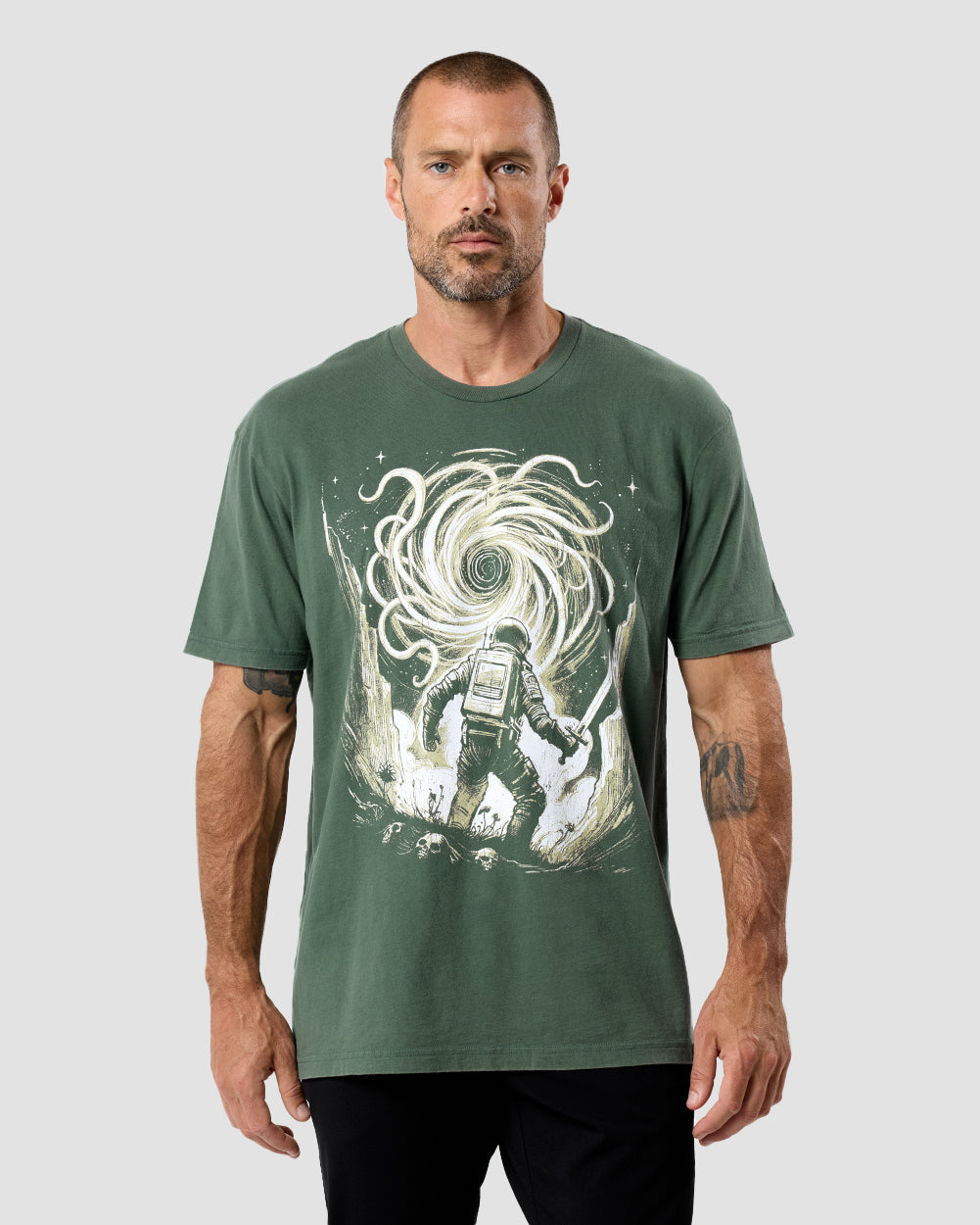 Void Defender Vintage Tee-Vintage Royal Pine-Regular-Front--Zac---L