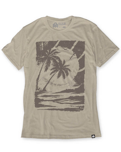 Warm Tides Tee-Heather Tan-Regular-Mock--Model---M