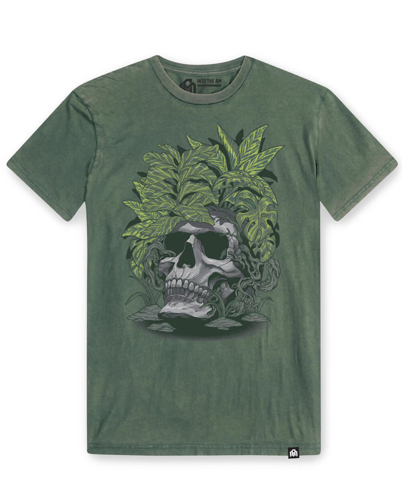Wild Decay Vintage Tee-Vintage Royal Pine-Mock--Model---L