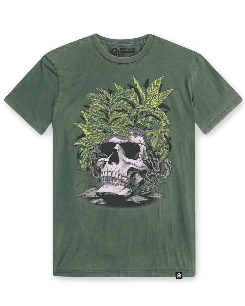 Wild Decay Vintage Tee-Vintage Royal Pine-Mock--Model---L