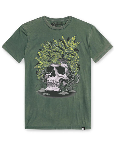 Wild Decay Vintage Tee-Vintage Royal Pine-Mock--Model---L