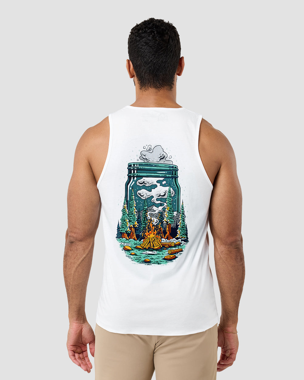 Wild Retreat Tank-White-Regular-Back--Nico---L