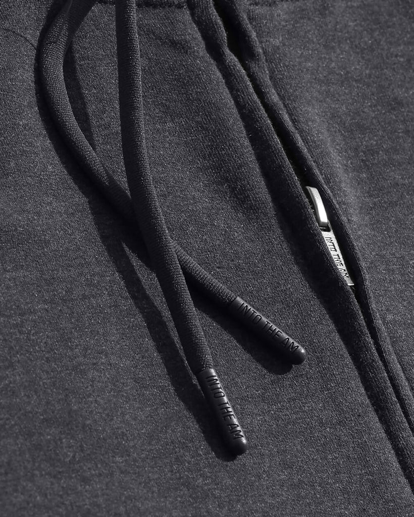 Zip-Up Hoodie - Non-Branded-Charcoal-Detail2