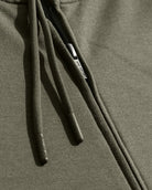 Zip-Up Hoodie - Non-Branded-Olive Green-Detal2