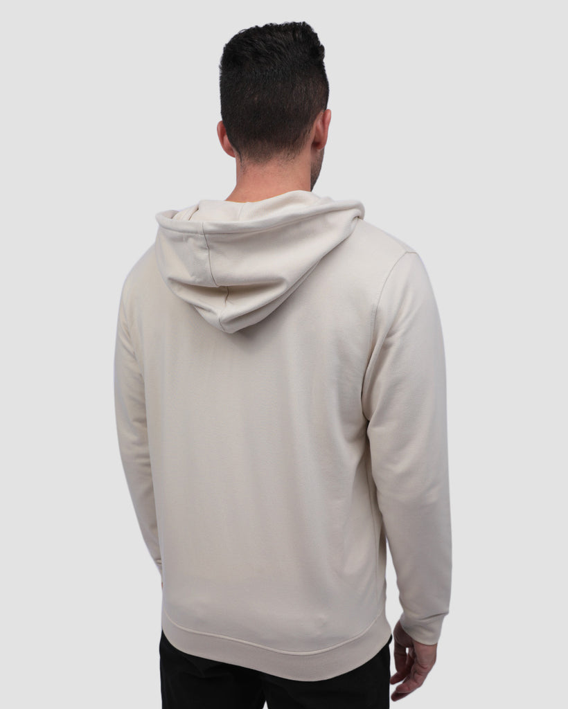 Zip-Up Hoodie - Non-Branded-Beige-Back--Zach---L