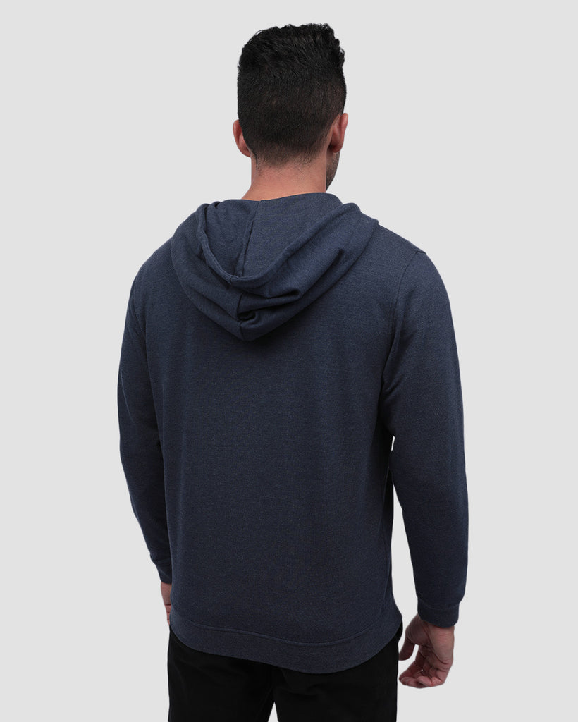 Zip-Up Hoodie - Non-Branded-Navy-Back--Zach---L