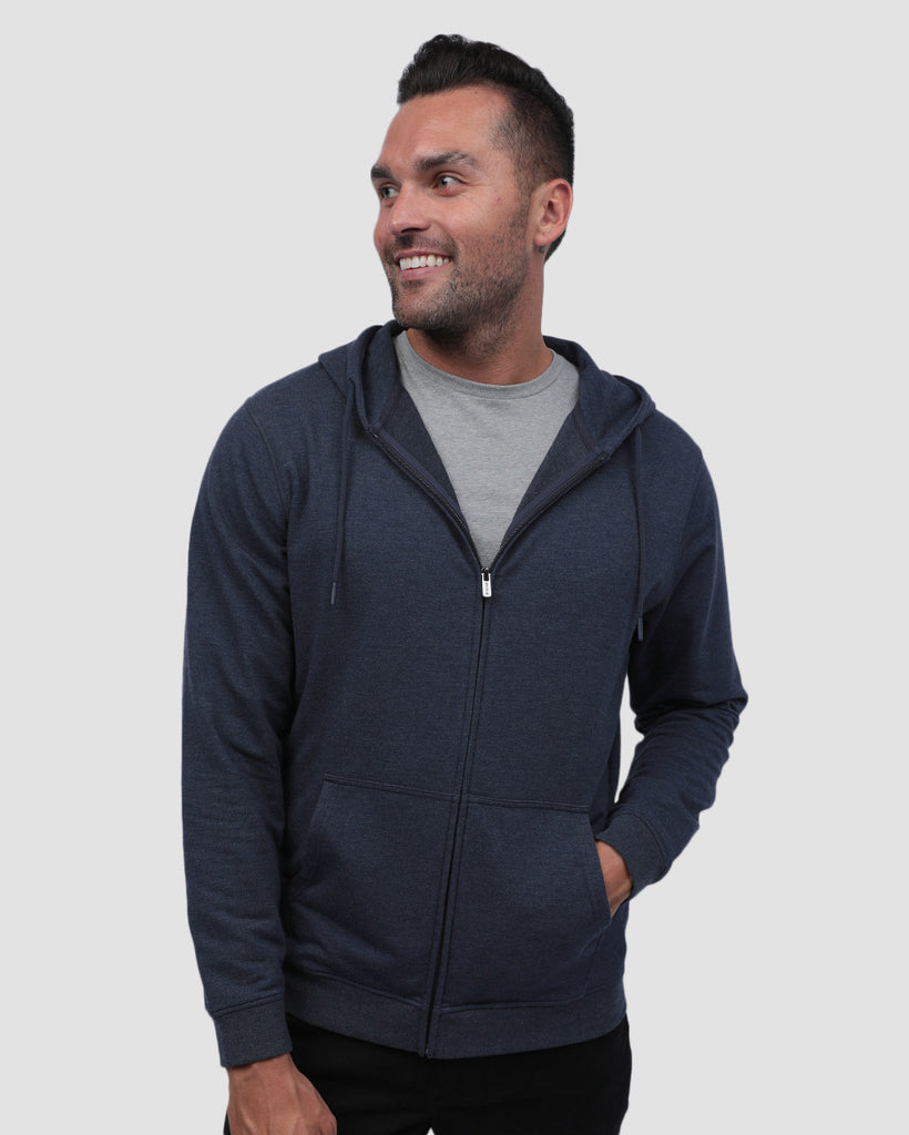 Zip-Up Hoodie - Non-Branded-Navy-Front1--Zach---L