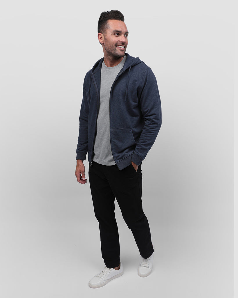 Zip-Up Hoodie - Non-Branded-Navy-Full--Zach---L