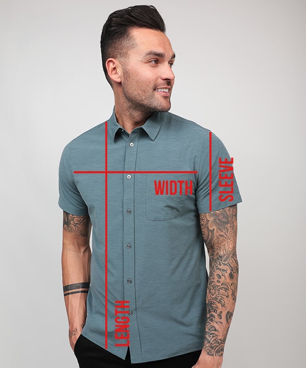 Men's Short Sleeve button ups Size