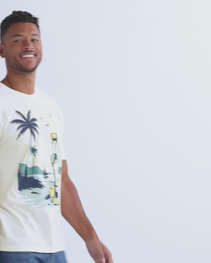 Tequila Tide Vintage Tee-White-allskus