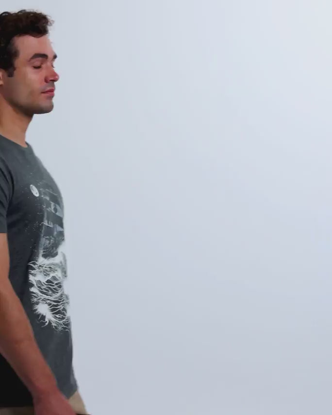 Midnight Tide Glow-in-the-Dark Tee-Navy-allskus