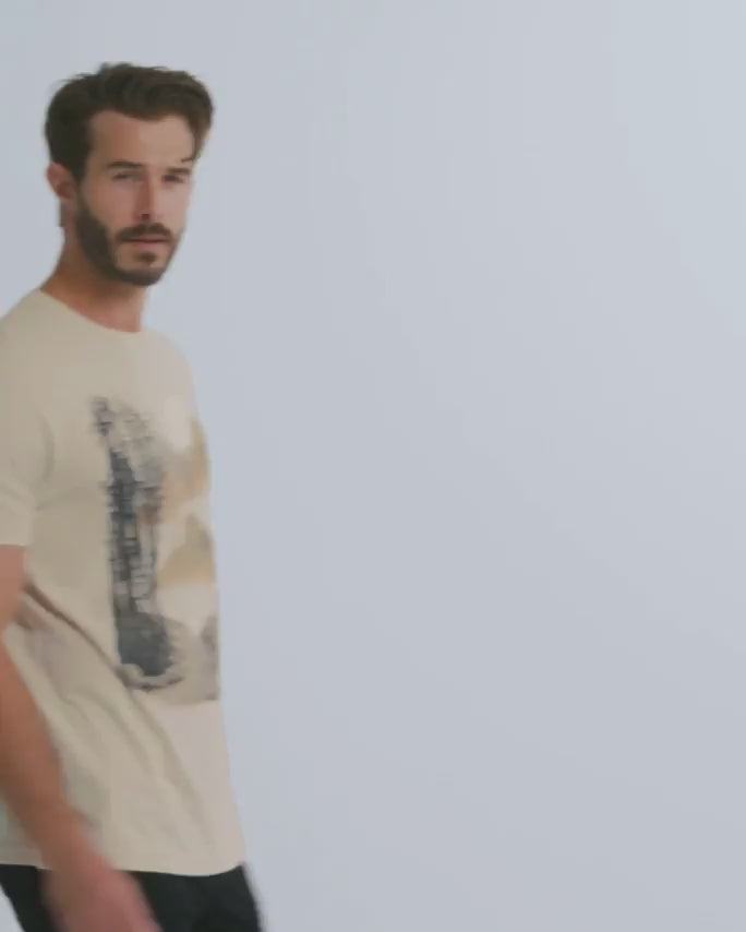 Tranquil Waters Tee-Cream-allskus
