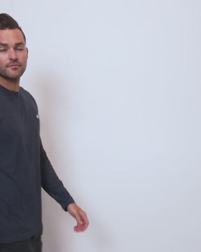 Long Sleeve Active Tee - Branded-Navy-Video--Zach---L