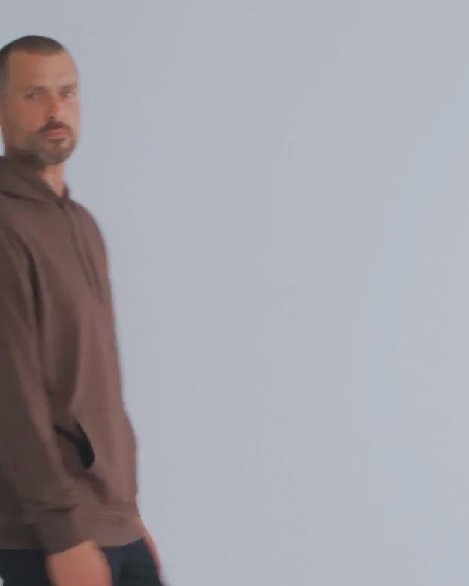 Pullover Hoodie (Classic Pocket) - Non-Branded-Brown-video